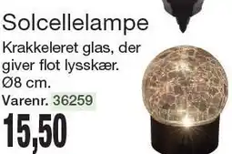 Harald Nyborg Solcellelampe tilbud