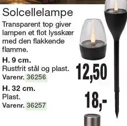 Harald Nyborg Solcellelampe tilbud