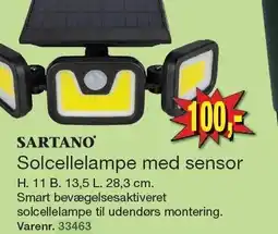 Harald Nyborg Solcellelampe med sensor tilbud