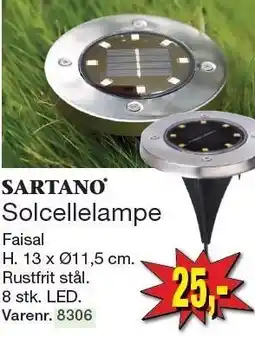 Harald Nyborg Solcellelampe tilbud