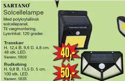 Harald Nyborg Solcellelampe tilbud