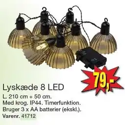 Harald Nyborg Lyskæde 8 LED tilbud