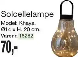 Harald Nyborg Solcellelampe tilbud