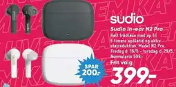 Bilka Sudio in-ear N2 Pro tilbud