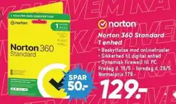 Bilka Norton 360 Standard 1 enhed tilbud
