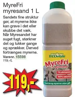 Harald Nyborg MyreFri myresand 1 L tilbud