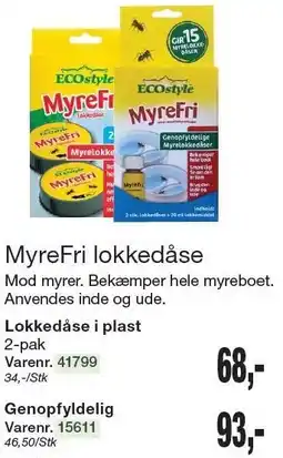 Harald Nyborg MyreFri lokkedåse tilbud