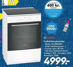 Bilka BOSCH Induktionskomfur tilbud