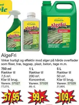 Harald Nyborg AlgeFri tilbud