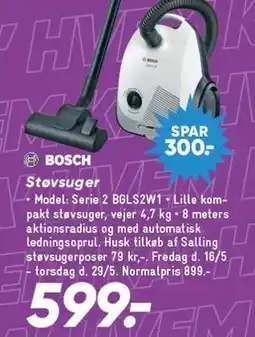 Bilka BOSCH Støvsuger tilbud