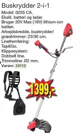 Harald Nyborg Buskrydder 2-i-1 tilbud