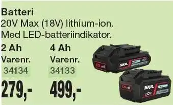 Harald Nyborg Batteri tilbud