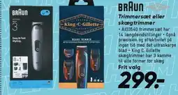 Bilka BRAUN Trimmersæt eller skægtrimmer tilbud
