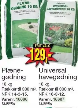 Harald Nyborg Plænegødning eller Universal havegødning tilbud