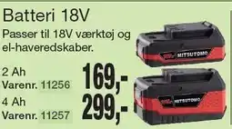 Harald Nyborg Batteri 18V tilbud