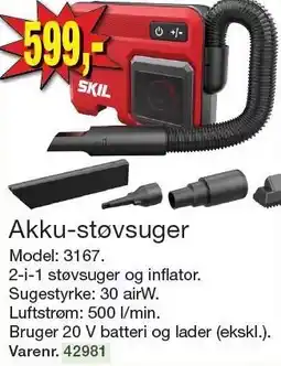 Harald Nyborg Akku-støvsuger tilbud