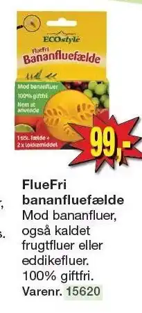 Harald Nyborg FlueFri bananfluefælde tilbud
