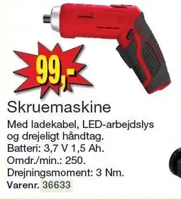 Harald Nyborg Skruemaskine tilbud