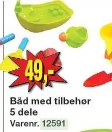 Harald Nyborg Båd med tilbehør 5 dele tilbud