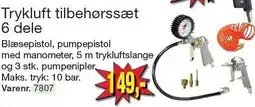 Harald Nyborg Trykluft tilbehørssæt 6 dele tilbud
