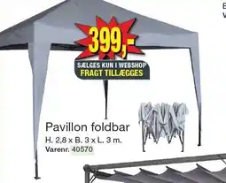 Harald Nyborg Pavillon foldbar tilbud