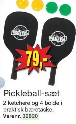 Harald Nyborg Pickleball-sæt tilbud