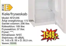 Harald Nyborg Køle-/fryseskab tilbud