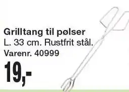 Harald Nyborg Grilltang til pølser tilbud