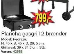 Harald Nyborg Plancha gasgrill 2 brænder tilbud