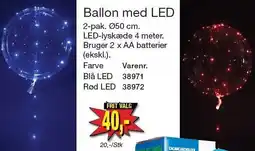 Harald Nyborg Ballon med LED tilbud