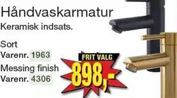 Harald Nyborg Håndvaskarmatur tilbud