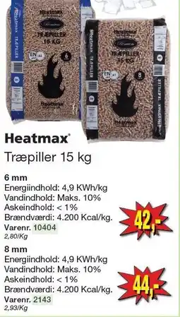 Harald Nyborg Træpiller 15 kg 6 mm eller 8 mm tilbud