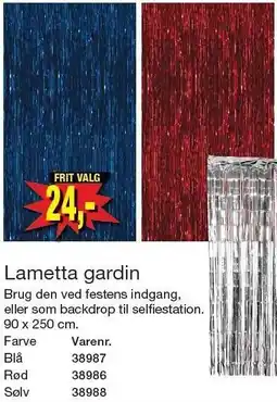 Harald Nyborg Lametta gardin tilbud