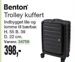 Harald Nyborg Benton Trolley kuffert tilbud