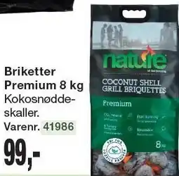 Harald Nyborg Briketter Premium 8 kg tilbud