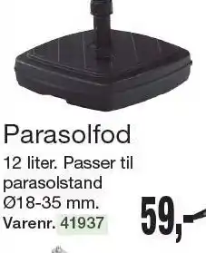 Harald Nyborg Parasolfod tilbud