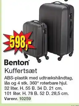 Harald Nyborg Benton Kuffertsæt tilbud