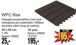 Harald Nyborg WPC flise tilbud
