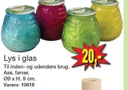 Harald Nyborg Lys i glas tilbud