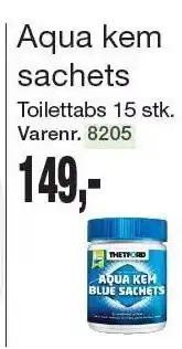 Harald Nyborg Aqua kem sachets tilbud