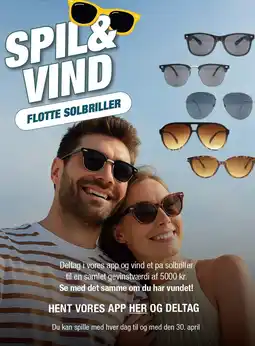 Harald Nyborg SPIL & VIND FLOTTE SOLBRILLER tilbud