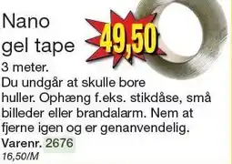 Harald Nyborg Nano gel tape tilbud