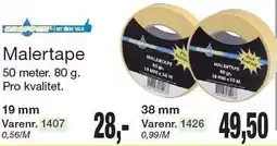 Harald Nyborg Malertape 19 mm eller 38 mm tilbud