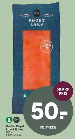 SPAR Gestus Røget Laks i Skiver tilbud