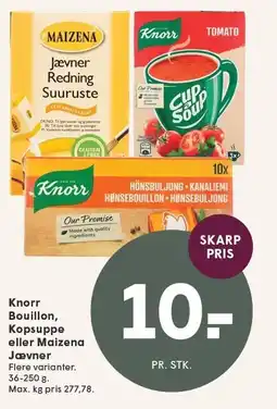 SPAR Knorr Bouillon, Kopsuppe eller Maizena Jævner tilbud