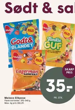 SPAR Malaco Slikpose tilbud