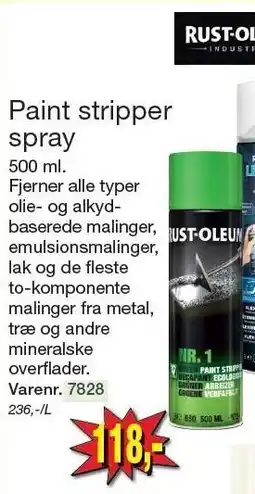Harald Nyborg Paint stripper spray tilbud
