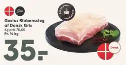 SPAR Gestus Ribbenssteg af Dansk Gris tilbud