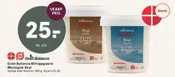 SPAR Grøn Balance Øllingegaard Økologisk Skyr tilbud