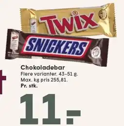 SPAR Chokoladebar tilbud